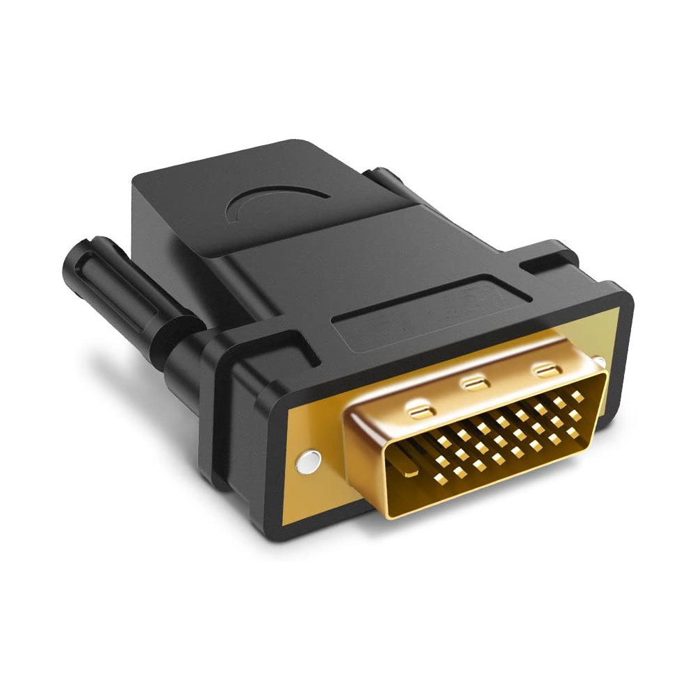 DVI D 24+1 Dual Link Plug Male To HDMI Female Gold Converter Adapter SOCKET eBay