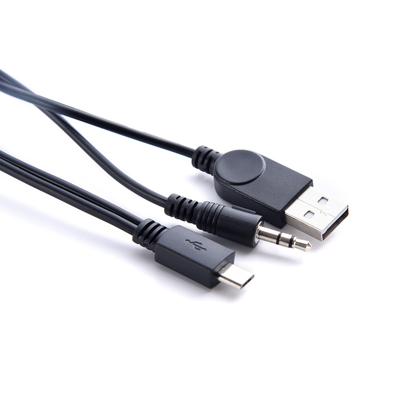 2 in1 Cable Micro USB to USB 3.5mm Aux Audio Jack Connection Cable eBay