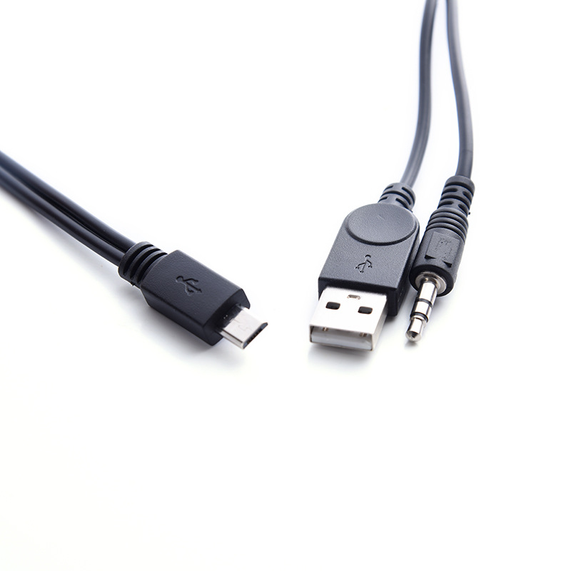 2 in1 Cable Micro USB to USB 3.5mm Aux Audio Jack Connection Cable eBay