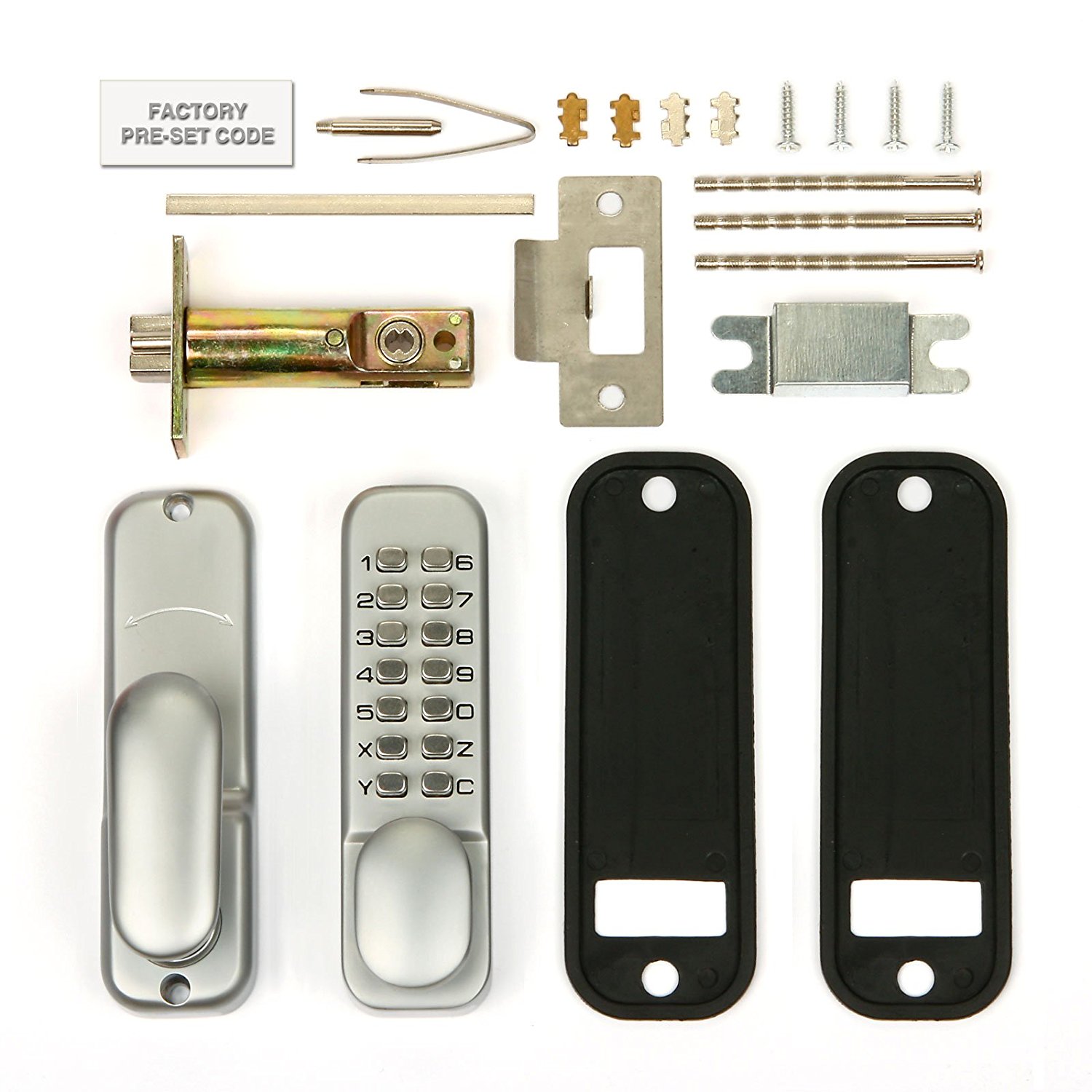 Weatherproof Mechanical Keyless Password Door Security Lock for Home