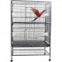 132cm Large Rolling Mobile Bird Cage Birdcage Finch Aviary Parrot Animals Playtop Stand Canary Finch