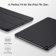 IPad 10.2 11 Pro 2019 2020  7th Pencil Holder Slim Smart TPU Soft Edge Case Black Color