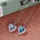 Women Angel Wing Made With Swarovski Crystal Pendant Necklace 925 silver Women Angel Wing Made With Swarovski Crystal Pendant Necklace 925 silver