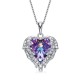 Women Angel Wing Made With Swarovski Crystal Pendant Necklace 925 silver Women Angel Wing Made With Swarovski Crystal Pendant Necklace 925 silver