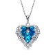 Women Angel Wing Made With Swarovski Crystal Pendant Necklace 925 silver Women Angel Wing Made With Swarovski Crystal Pendant Necklace 925 silver
