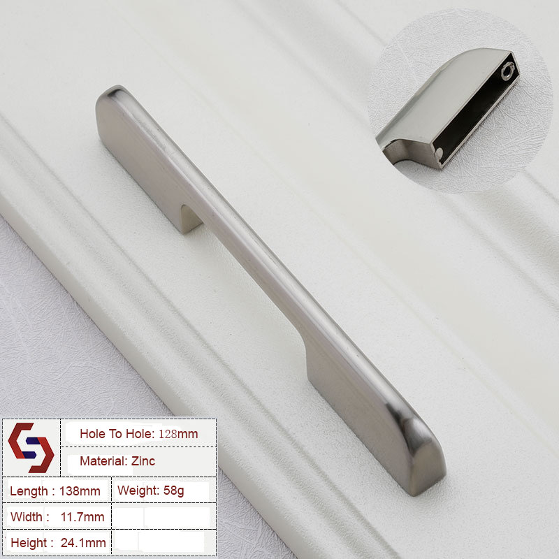 Zinc Kitchen Cabinet Handles Drawer Bar Handle Pull 128mm 224mm 192mm 320mm Zinc Kitchen Cabinet Handles Drawer Bar Handle Pull 128mm 224mm 192mm 320mm