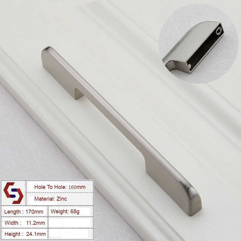 Zinc Kitchen Cabinet Handles Drawer Bar Handle Pull 128mm 224mm 192mm 320mm Zinc Kitchen Cabinet Handles Drawer Bar Handle Pull 128mm 224mm 192mm 320mm