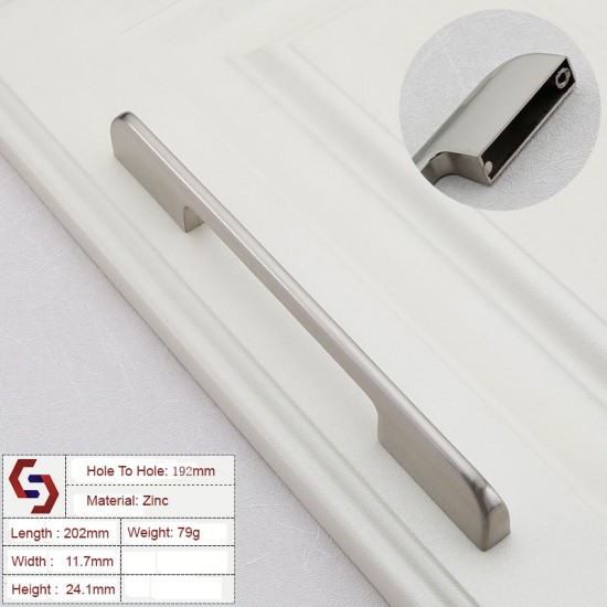 Zinc Kitchen Cabinet Handles Drawer Bar Handle Pull 128mm 224mm 192mm 320mm Zinc Kitchen Cabinet Handles Drawer Bar Handle Pull 128mm 224mm 192mm 320mm