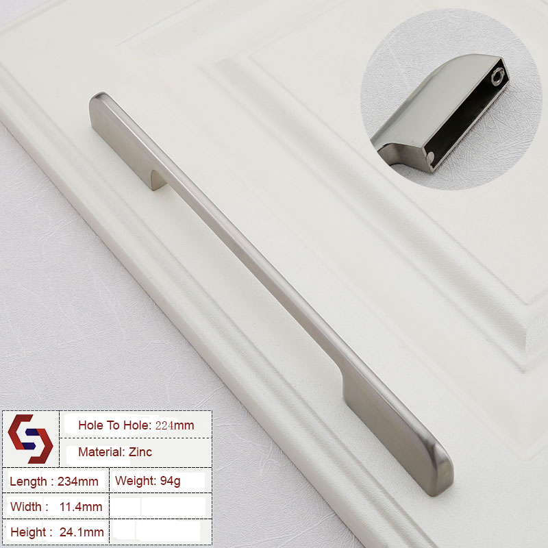 Zinc Kitchen Cabinet Handles Drawer Bar Handle Pull 128mm 224mm 192mm 320mm Zinc Kitchen Cabinet Handles Drawer Bar Handle Pull 128mm 224mm 192mm 320mm