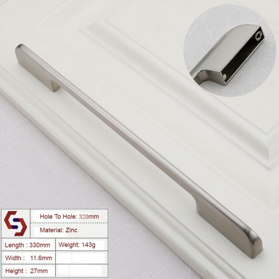 Zinc Kitchen Cabinet Handles Drawer Bar Handle Pull 128mm 224mm 192mm 320mm Zinc Kitchen Cabinet Handles Drawer Bar Handle Pull 128mm 224mm 192mm 320mm