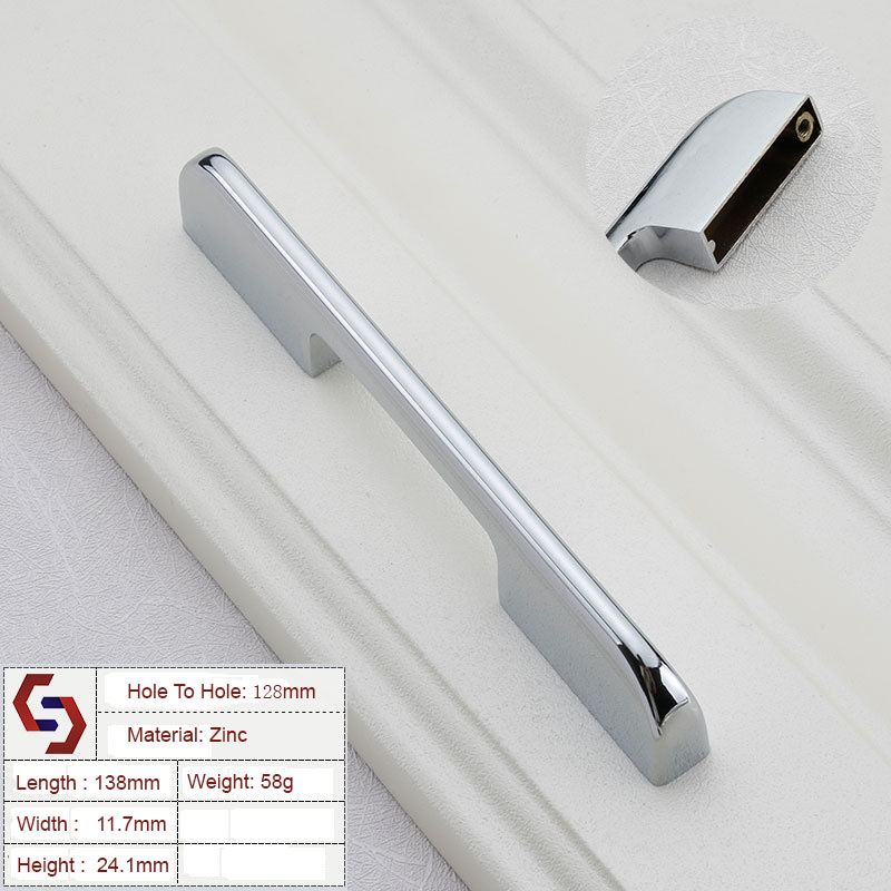 Zinc Kitchen Cabinet Handles Drawer Bar Handle Pull 128mm 224mm 192mm 320mm Zinc Kitchen Cabinet Handles Drawer Bar Handle Pull 128mm 224mm 192mm 320mm