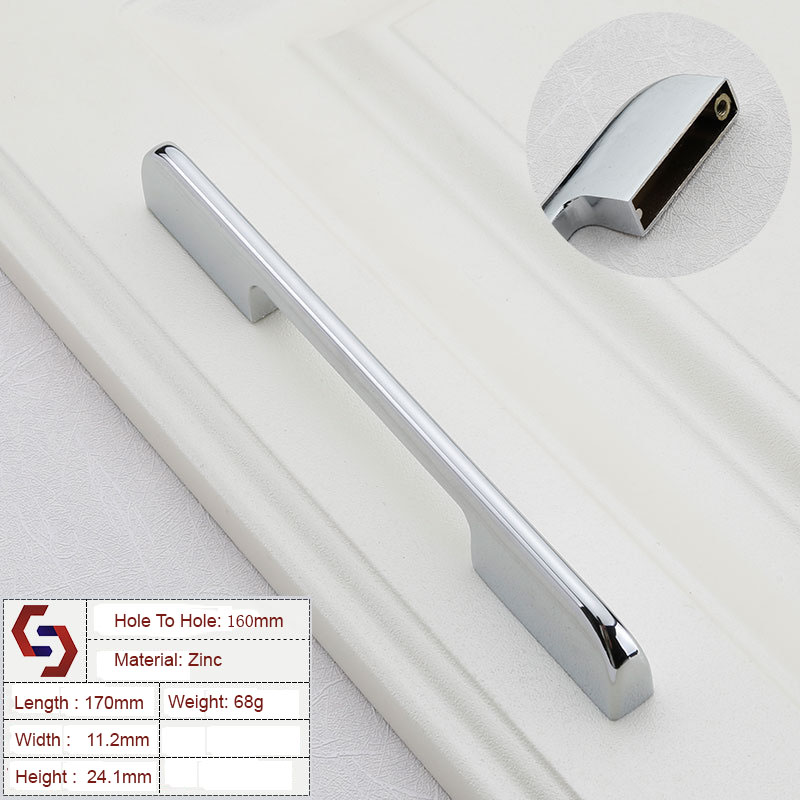 Zinc Kitchen Cabinet Handles Drawer Bar Handle Pull 128mm 224mm 192mm 320mm Zinc Kitchen Cabinet Handles Drawer Bar Handle Pull 128mm 224mm 192mm 320mm