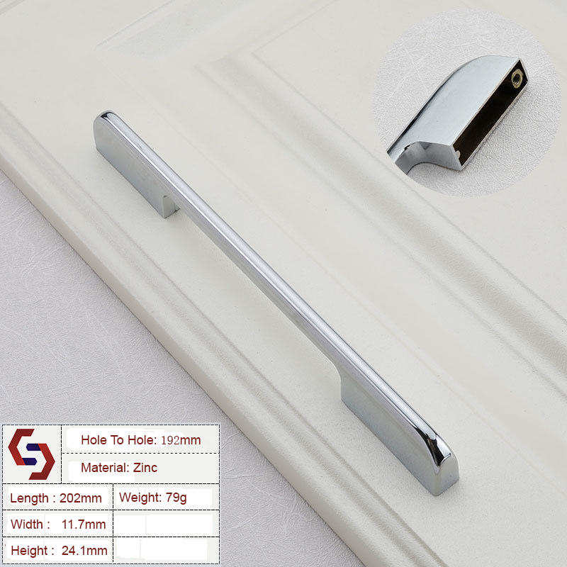Zinc Kitchen Cabinet Handles Drawer Bar Handle Pull 128mm 224mm 192mm 320mm Zinc Kitchen Cabinet Handles Drawer Bar Handle Pull 128mm 224mm 192mm 320mm