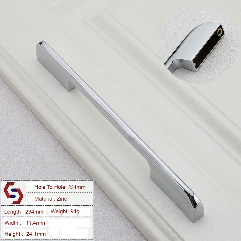 Zinc Kitchen Cabinet Handles Drawer Bar Handle Pull 128mm 224mm 192mm 320mm Zinc Kitchen Cabinet Handles Drawer Bar Handle Pull 128mm 224mm 192mm 320mm