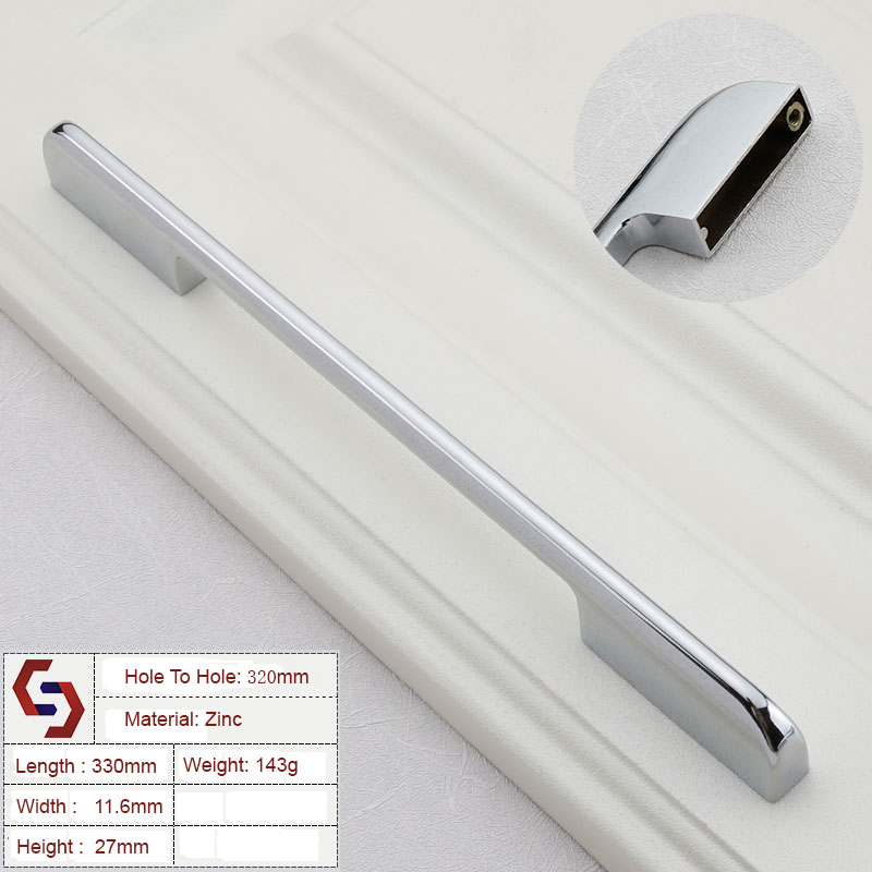 Zinc Kitchen Cabinet Handles Drawer Bar Handle Pull 128mm 224mm 192mm 320mm Zinc Kitchen Cabinet Handles Drawer Bar Handle Pull 128mm 224mm 192mm 320mm