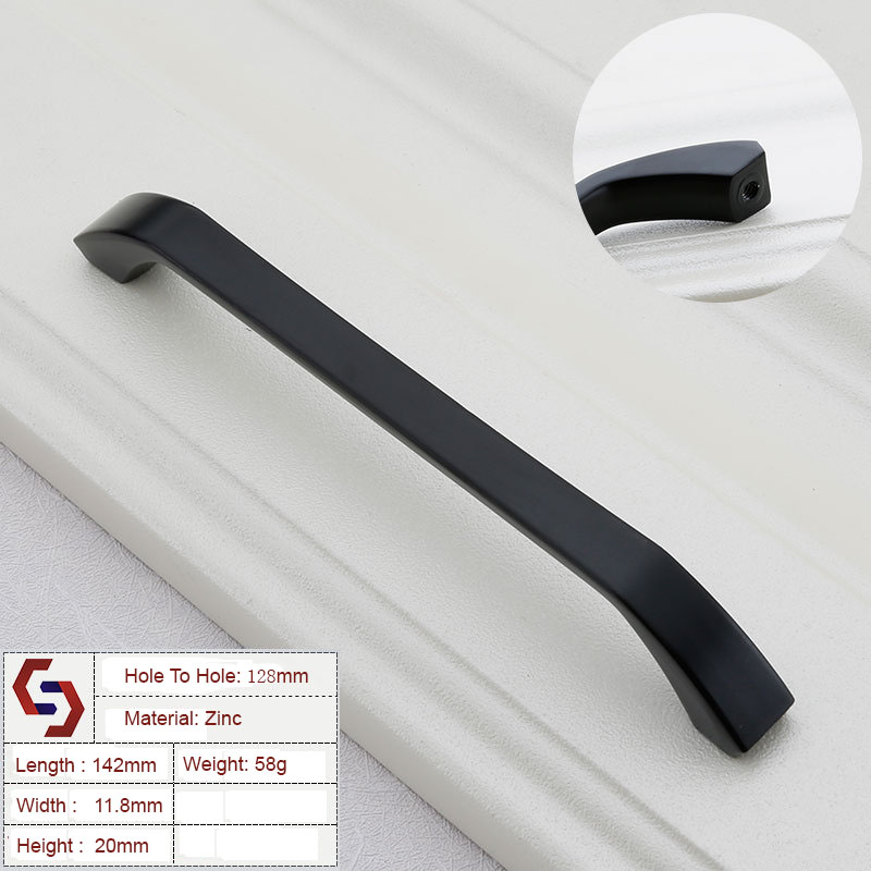 Zinc Kitchen Cabinet Handles Bar Drawer Handle Pull 96MM 128MM Zinc Kitchen Cabinet Handles Bar Drawer Handle Pull 96MM 128MM