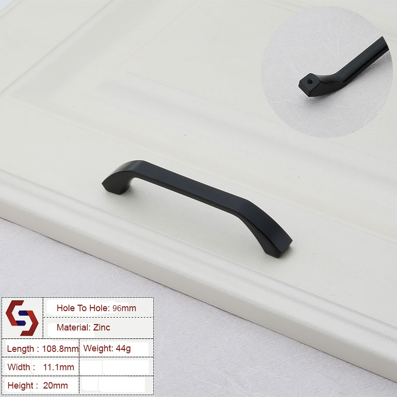 Zinc Kitchen Cabinet Handles Bar Drawer Handle Pull 96MM 128MM Zinc Kitchen Cabinet Handles Bar Drawer Handle Pull 96MM 128MM