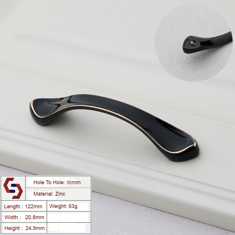 Zinc Kitchen Cabinet Handles Drawer Bar Handle Pull 96MM 128MM Zinc Kitchen Cabinet Handles Drawer Bar Handle Pull 96MM 128MM