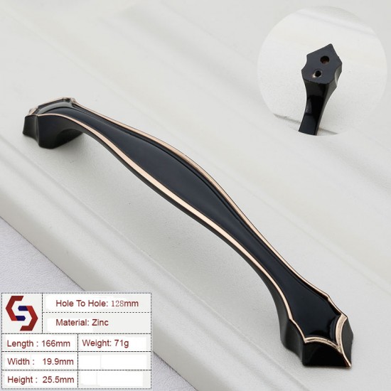 Zinc Kitchen Cabinet Handles Drawer Bar Handle Pull 96MM 128MM Zinc Kitchen Cabinet Handles Drawer Bar Handle Pull 96MM 128MM