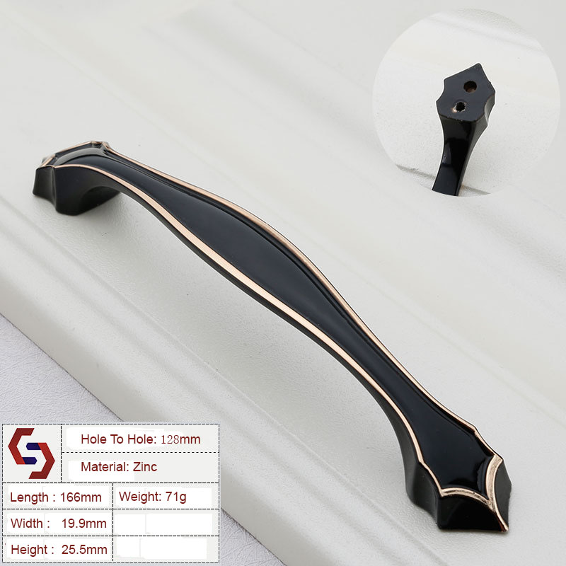 Zinc Kitchen Cabinet Handles Drawer Bar Handle Pull 96MM 128MM Zinc Kitchen Cabinet Handles Drawer Bar Handle Pull 96MM 128MM