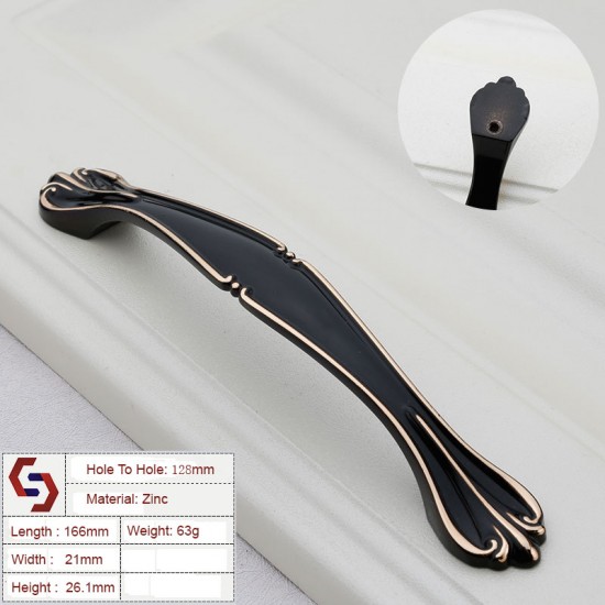 Zinc Kitchen Cabinet Handles Drawer Bar Handle Pull 96MM 128MM Zinc Kitchen Cabinet Handles Drawer Bar Handle Pull 96MM 128MM
