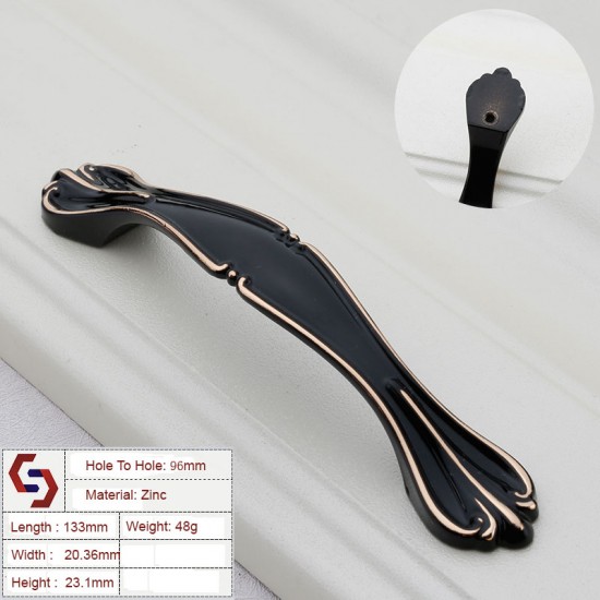 Zinc Kitchen Cabinet Handles Drawer Bar Handle Pull 96MM 128MM Zinc Kitchen Cabinet Handles Drawer Bar Handle Pull 96MM 128MM