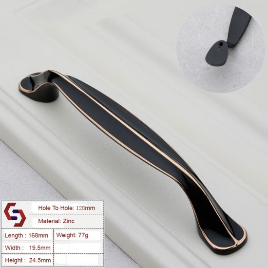 Zinc Kitchen Cabinet Handles Drawer Bar Handle Pull 96MM 128MM Zinc Kitchen Cabinet Handles Drawer Bar Handle Pull 96MM 128MM