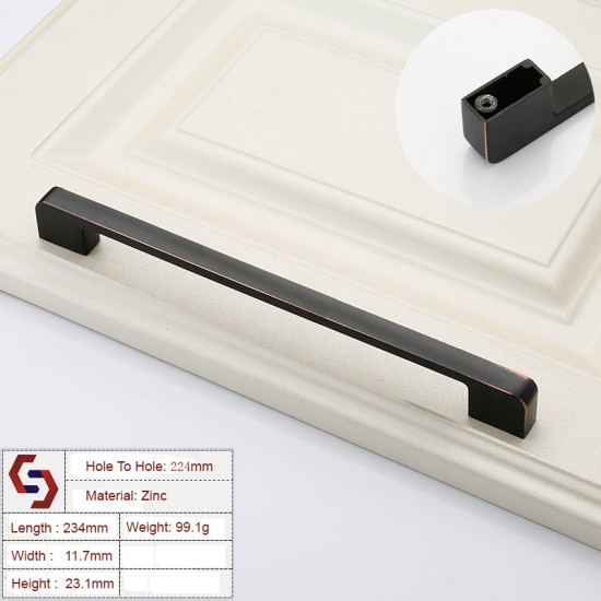 Zinc Kitchen Cabinet Handles Drawer Bar Handle Pull 96 128 192 320MM Zinc Kitchen Cabinet Handles Drawer Bar Handle Pull 96 128 192 320MM