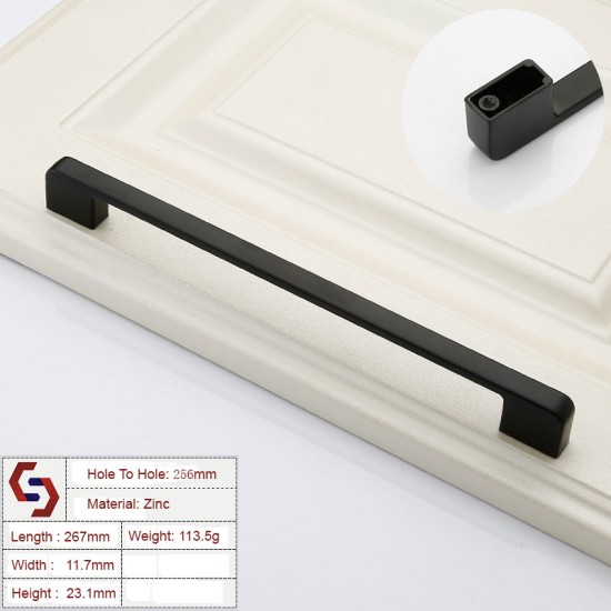 Zinc Kitchen Cabinet Handles Drawer Bar Handle Pull 96 128 192 320MM Zinc Kitchen Cabinet Handles Drawer Bar Handle Pull 96 128 192 320MM