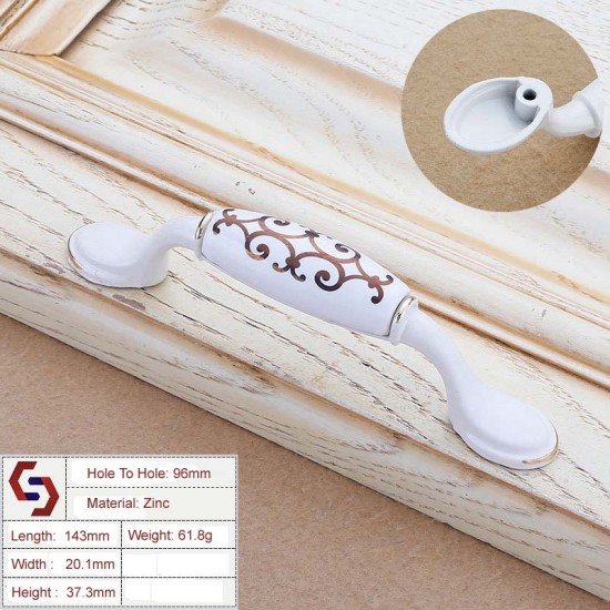 Zinc Kitchen Cabinet Handles Drawer Bar Handle Pull 96MM Zinc Kitchen Cabinet Handles Drawer Bar Handle Pull 96MM