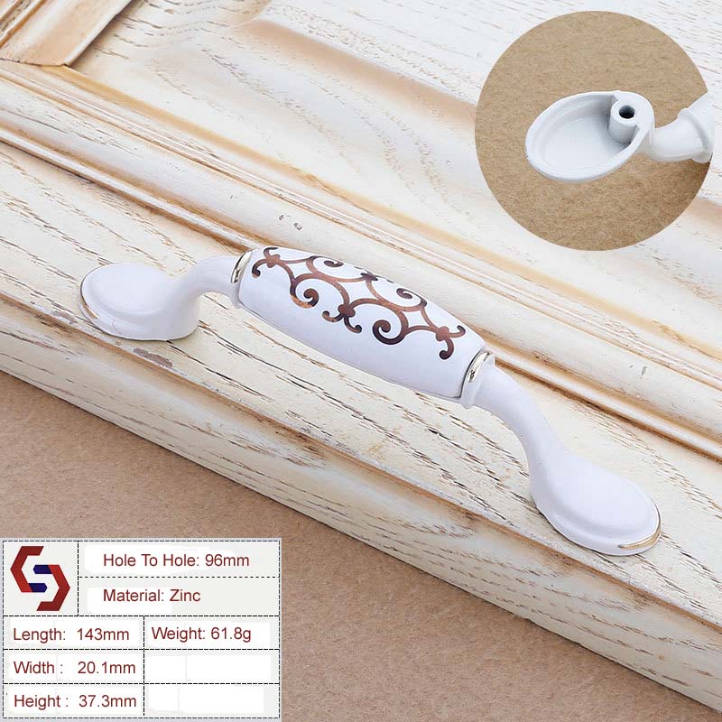 Zinc Kitchen Cabinet Handles Drawer Bar Handle Pull 96MM Zinc Kitchen Cabinet Handles Drawer Bar Handle Pull 96MM