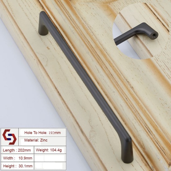 Zinc Kitchen Cabinet Handles Bar Drawer Handle Pull 96 128 192 320MM Zinc Kitchen Cabinet Handles Bar Drawer Handle Pull 96 128 192 320MM
