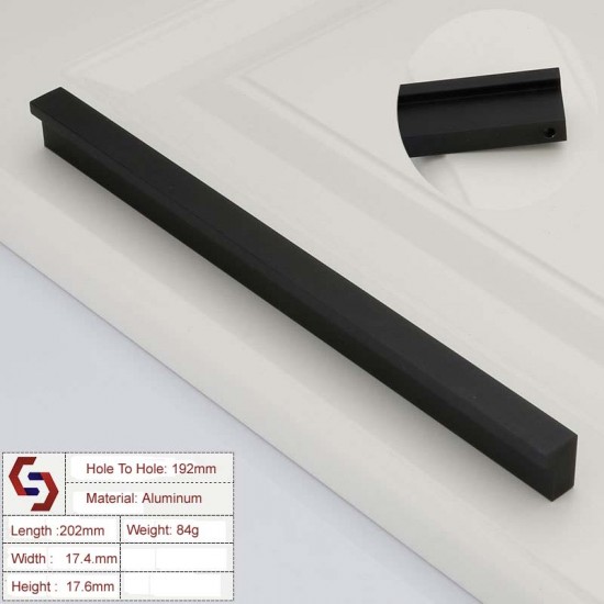Zinc Kitchen Cabinet Handles Drawer Bar Handle Pull 96mm - 1160mm Zinc Kitchen Cabinet Handles Drawer Bar Handle Pull 96mm - 1160mm