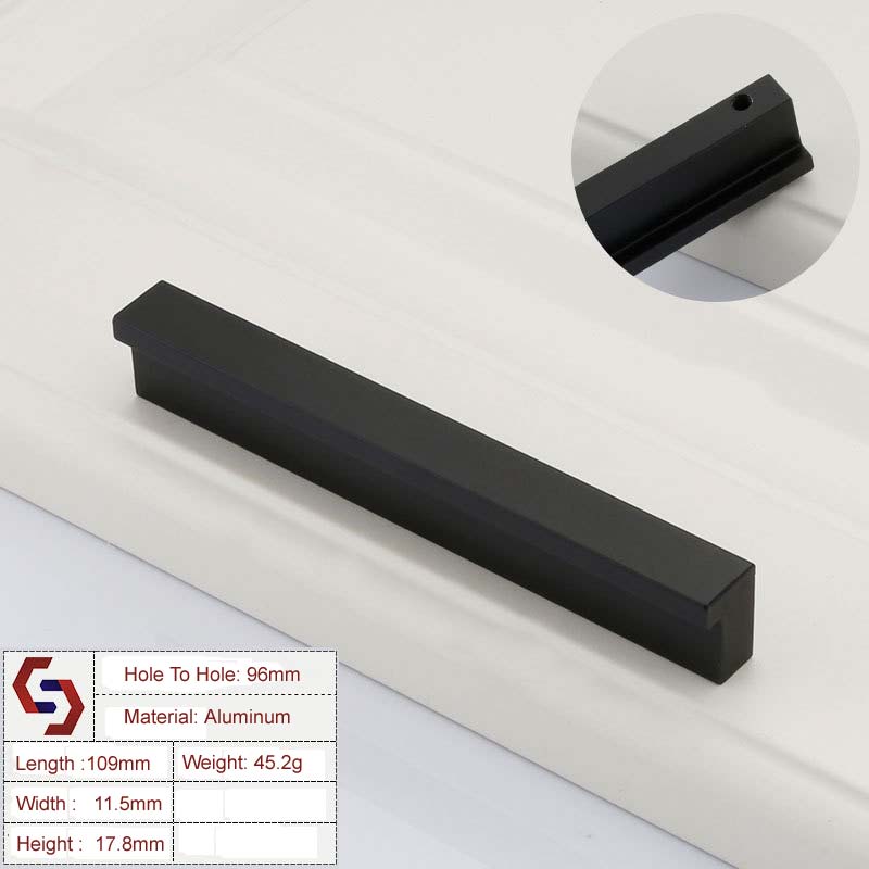 Zinc Kitchen Cabinet Handles Drawer Bar Handle Pull 96mm - 1160mm Zinc Kitchen Cabinet Handles Drawer Bar Handle Pull 96mm - 1160mm