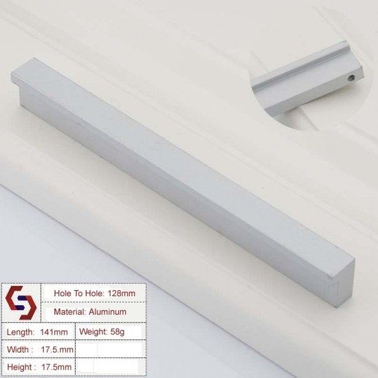Zinc Kitchen Cabinet Handles Drawer Bar Handle Pull 96mm - 1160mm Zinc Kitchen Cabinet Handles Drawer Bar Handle Pull 96mm - 1160mm