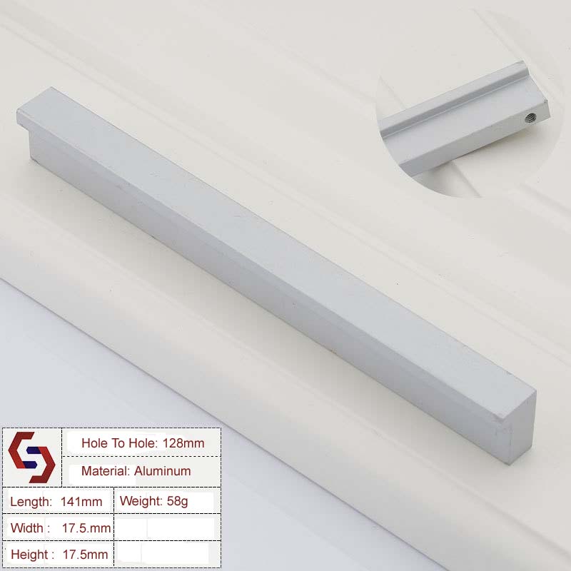 Zinc Kitchen Cabinet Handles Drawer Bar Handle Pull 96mm - 1160mm Zinc Kitchen Cabinet Handles Drawer Bar Handle Pull 96mm - 1160mm