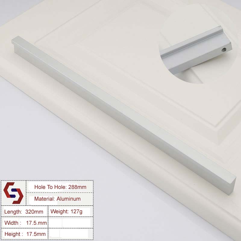 Zinc Kitchen Cabinet Handles Drawer Bar Handle Pull 96mm - 1160mm Zinc Kitchen Cabinet Handles Drawer Bar Handle Pull 96mm - 1160mm