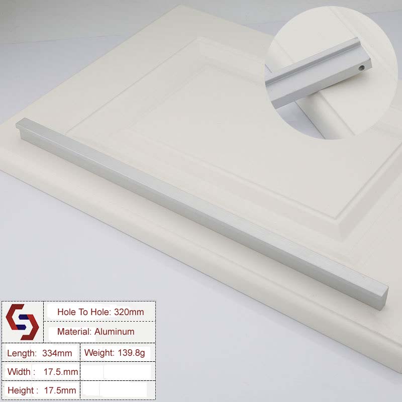 Zinc Kitchen Cabinet Handles Drawer Bar Handle Pull 96mm - 1160mm Zinc Kitchen Cabinet Handles Drawer Bar Handle Pull 96mm - 1160mm