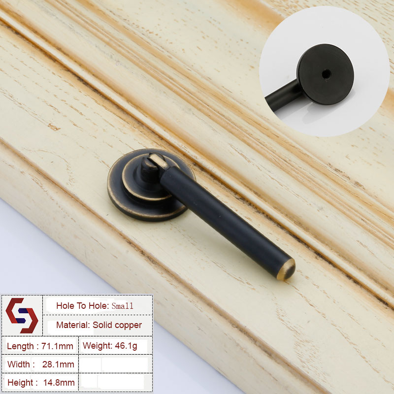 Solid Copper Kitchen Cabinet Door Handles Bar Drawer Handle Puller Solid Copper Kitchen Cabinet Door Handles Bar Drawer Handle Puller