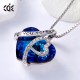 Women Gold Plated Made With Swarovski Crystal Pendant Necklace Women Gold Plated Made With Swarovski Crystal Pendant Necklace