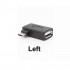 Left Or Right Angled Micro Usb Otg Male To Usb FemaleFlash Disk Adapter