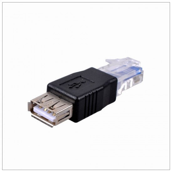 Ethernet LAN RJ45 Male to USB A Female 10/100 Mbps Network Adapter Connector