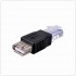 Ethernet LAN RJ45 Male to USB A Female 10/100 Mbps Network Adapter Connector