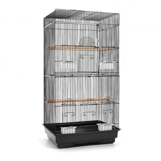 i.Pet Medium Bird Cage with Perch - Black i.Pet Medium Bird Cage with Perch - Black