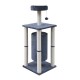 i.Pet 123cm Multi Level Cat Scratching Post - Grey i.Pet 123cm Multi Level Cat Scratching Post - Grey