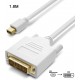 6FT 1.8M Mini Display Port Displayport To 24+1 DVI male Adapter Macbook Air Pro