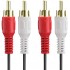 3M 2-RCA Male To Male Dual 2RCA Cable, 2 RCA Stereo Audio Cord Connector