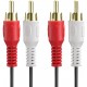 3M 2-RCA Male To Male Dual 2RCA Cable, 2 RCA Stereo Audio Cord Connector