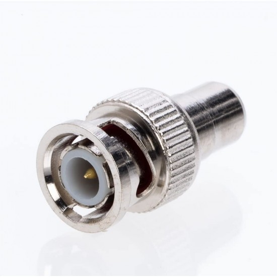 RCA Female to BNC Male Adapter Connect Coaxial Connector Adapter CCTV Camera RCA Female to BNC Male Adapter Connect Coaxial Connector Adapter CCTV Camera