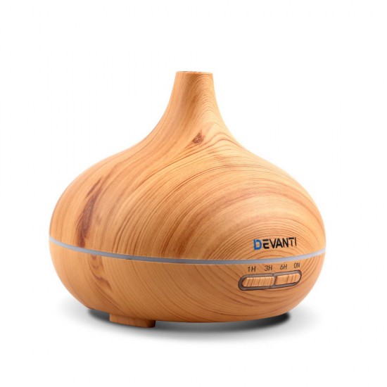 300ml 4 in 1 Aroma Diffuser - Light Wood 300ml 4 in 1 Aroma Diffuser - Light Wood